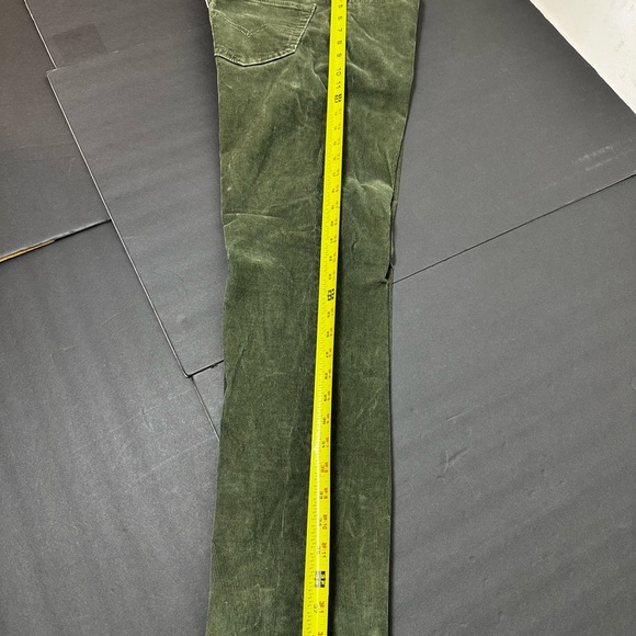 Levi’s 511 Slim Fit Corduroy Pants Olive Green W33 L32 - Picture 9 of 16